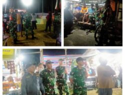 Babinsa Koramil 1308–02/Bunta Laksanakan Patroli Kamtibmas di Wilayah Binaan