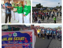 Danramil 03/Batui Hadiri Peringatan Hari Kesehatan Nasional Ke-61 Di Puskesmas Batui