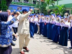 Presiden Prabowo Resmikan Era Baru Digitalisasi Pendidikan Di Kota Bekasi.