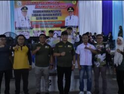 Buka Kejuaraan Karate Se-Aceh, Bupati Aceh Tamiang Tekankan Sportifitas