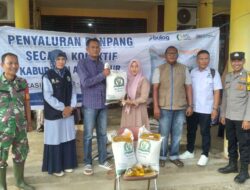 Bantuan Pangan Kemensos Tiba di Gampong Asan Tanjung, 33 KK Dapat Beras dan Minyak