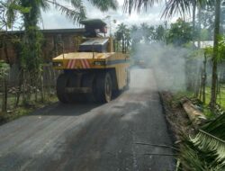 Proyek Pengaspalan Jalan Matang Panyang Rp500 Juta Tanpa Papan Nama – Transparansi Hilang di Tengah Pengerjaan