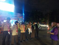 Kwarran Pramuka Kelapa Gading Ikut Sukseskan Karya Bakti Nataru 2025 di Jakarta Utara.