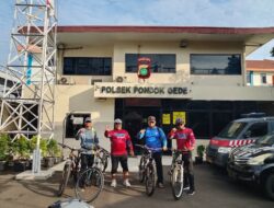Kapolsek Pondok Gede Kompol Bambang Galakkan Gowes Sepeda Patroli, Wujudkan Polisi Humanis dan Responsif.