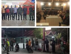 Koramil 1308-07/Pagimana Gelar Patroli Kamtibmas di Sejumlah Titik Keramaian