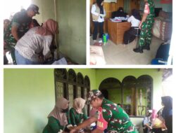 Sukseskan Kesehatan Balita Dan Lansia, Kegiatan Babinsa Dampingi Posyandu Di Desa