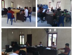 Komsos di Kantor Desa, Babinsa Tingkatkan Kerjasama Yang Baik Dengan Aparat Desa