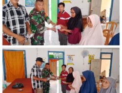 Penyaluran BLT Desa Uwedaka-daka Berjalan Tertib Berkat Pendampingan Babinsa