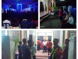 Berikan Rasa Aman, Babinsa Desa Honbola Lakukan Pengamanan Perayaan Natal di Gereja GPdI