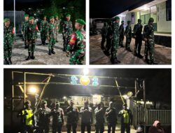 Patroli Babinsa dan Linmas Jaga Keamanan Lingkungan Di Kelurahan Dan Desa