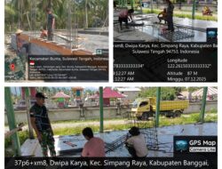 Danramil 02/Bunta Pantau Terus Progres Pembangunan Koperasi Merah Putih Desa