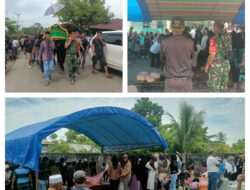 Bentuk Penghormatan Terakhir, Batibung Kecamatan Moilong Hadiri Pemakaman Mertua Sertu Syamsul