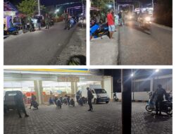 Warga Tenang dan Wilayah Aman ,Babinsa dan Warga Patroli Keliling Cegah Gangguan Kamtibmas