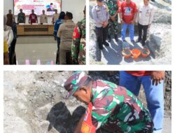 Danramil 1308–03/Batui Hadiri Peletakan Batu Pertama Pembangunan Fisik KDKMP