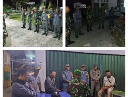 TNI–Komcad dan Linmas Bersatu, Patroli/Siskamling Keliling Amankan Kota Salakan