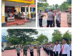 Pabung Bangkep 1308/LB Hadiri Apel Gelar Pasukan: Jaga Keamanan Natal 2025 Dan Tahun Baru 2026