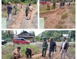 Danramil 03/Batui Turun Desa Kawal Pembangunan Koperasi Merah Putih