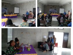 Perkuat Sinergi Lintas Sektor, Babinsa Koramil 12/Bulagi Menghadiri UPTD Puskesmas Sabang  Gelar Loka Karya Mini Tahun 2025