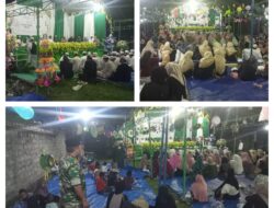 Pererat Silaturahmi, Danramil 02/Bunta Hadiri Peringatan Maulid Nabi Muhammad SAW Di Kelurahan Bunta