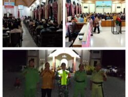 Kehadiran Babinsa Ciptakan Kebersamaan Dalam Ibadah Natal Kompelsus Ibu