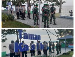 Sinergi Koramil 04/Kintom Beserta Polsek Kintom Lakukan Pengamanan Nataru 2025-2026