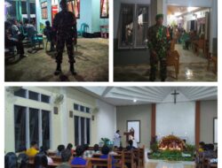 Perayaan Natal Bertema “KasihNya Mempersatukan” Berlangsung Aman dengan Pengamanan Babinsa