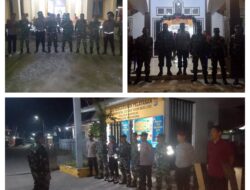 Sinergitas TNI — POLRI ,Danramil 07/Pagimana Apel Gelar Pasukan Serta Pengamanan di Pos Gereja Kecamatan Pagimana