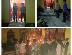 Babinsa Koramil 02/Bunta Laksanakan Pengamanan Ibadah Natal Di Gereja GKLB Galilea Desa Simpang 2