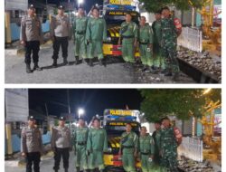 Jelang Nataru, Koramil 1308–02/Bunta Patroli Pusat Keramaian dan Tempat Ibadah