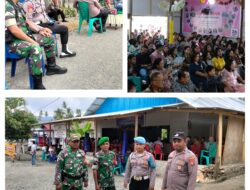 Babinsa Koramil 04/Kintom, PAM Monitoring Misa Natal Di GKLB Sola Gratia