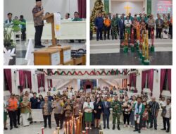 Dandim 1308/LB Menghadiri Perayaan Natal Gabungan