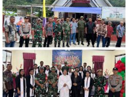 Babinsa Koramil 04/Kintom Laksanakan PAM Gereja Dalam Perayaan Ibadah Natal