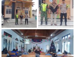 Tingkatkan Keamanan Jelang Natal dan Tahun Baru 2026, Babinsa Koramil 03/Batui Jaga Pengamanan Nataru