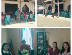 Berikan Rasa Aman, Babinsa Koramil 1308-06 /Lamala Bersama Tim Gabungan Laksanakan Pengamanan Nataru