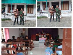 Jamin Keamanan Ibadah Natal, Babinsa Koramil 1308–06/Lamala Pesisir Laksanakan Pengamanan di Gereja Pantekosta GPDI