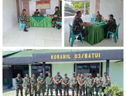 Kunjungan Kerja dan Pengarahan IRDAM Kodam XXIII/PW Kepada Seluruh Personel Koramil 1308–03/Batui
