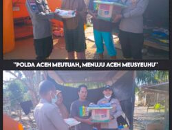 Polres Aceh Tamiang Gelar Program Jum’at Berkah, Salurkan Sembako untuk Warga