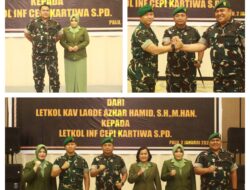 Sertijab Dandim 1308/LB Dipimpin Langsung Danrem 132/Tadolako