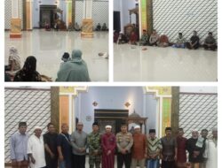 Babinsa Desa Kayowa Hadiri Dzikir dan Doa Bersama: Wujud Kebersamaan Sambut Tahun Baru 2026 di Masjid Al-Hilal