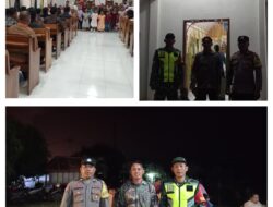 Babinsa Koramil 03/Batui Laksanakan Pengamanan Ibadah Natal Di Gereja GKLB Bukit Hermon