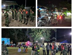 Patroli Malam Babinsa Koramil 12//Bulagi Pastikan Wilayah Tetap Kondusif