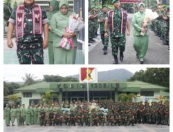 Acara Tradisi Penerimaan Pejabat Baru dan Pelepasan Pejabat Lama Dandim 1308/LB