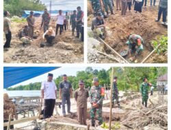 Dalam Hadir Peletakan Batu Pertama, Danramil Bulagi Tegaskan Dukungan Percepatan Operasional KDKMP Kelurahan