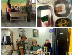 Babinsa Koramil 1308–02/Bunta Lakukan Pendampingan Program MBG