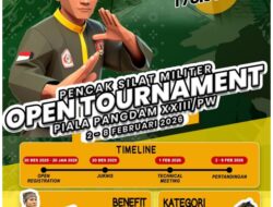 Pangdam XXIII Palaka Wira Bersiap Gelar Kejurnas Silat dan Karate di Palu