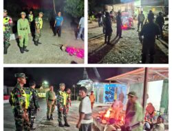 Patroli Rutin Gabungan TNI–Linmas Amankan Malam Tahun Baru 2026 Di Desa Paisu Buloli