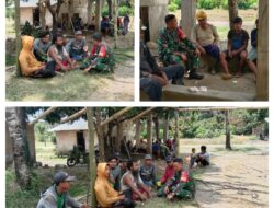 Babinsa Koramil 03/Batui Gelar Komsos dan Sosialisasikan Rekrutmen TNI AD Tahun 2026