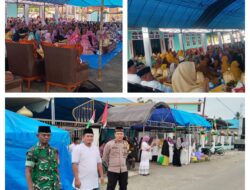 Mewakili Danramil ,Babinsa Menghadiri Tabliqh Akbar Majelis Ta,Lim Hubbul Fathon Khairun Nissa Kecamatan Moilong
