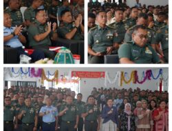 Danrem 132/Tadulako Hadiri Perayaan Bersama Kasad Secara Virtual di Aula Manggala Kodam XXIII/Palaka Wira