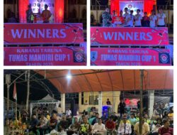 Danramil 03/Batui Hadiri Penutupan Open Turnament Mini Soccer Mandiri Cup l Desa Gori-gori